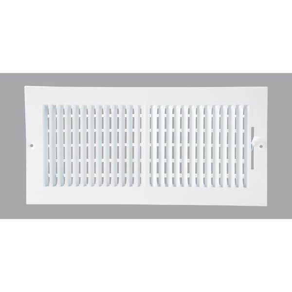 Home Impressions White Steel 7.76 In. Wall Register 2SW1406WH-B - main